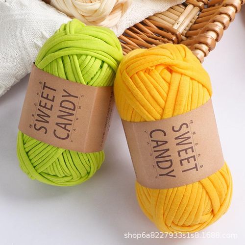 Yarn Cloth Thread Hand Woven Slippers Bag Large Group Hook Shoes Woobles Easy Peasy Yarn Crochet Knitting Yarn For Beginners