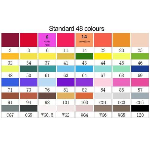 Bool 12/18/24/48 Color Markers Manga Drawing Markers Pen Alcohol Based Sketch Oily Dual Brush Pen Art Supplies