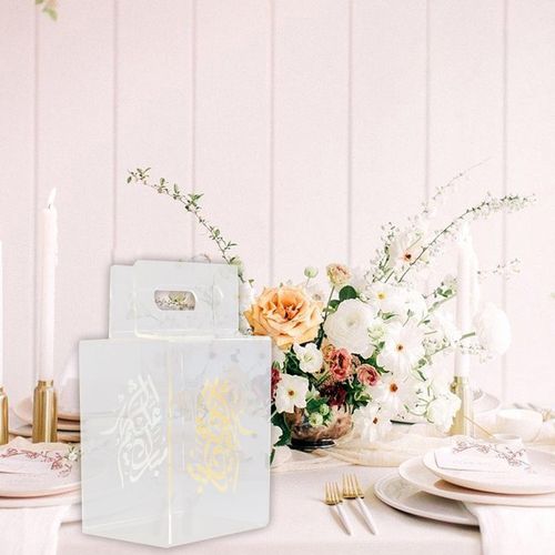 Transparent Portable Gift Box Wedding Favour Boxes For
