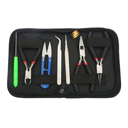 8Pcs/Set Pliers Set Beading Tweezers Jewelry Making Tools Earrings