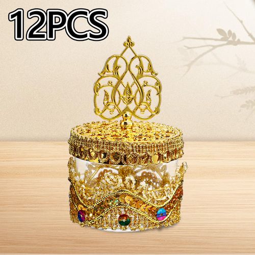 12x Gift Packing Boxes Candy Boxes For Graduation Gold