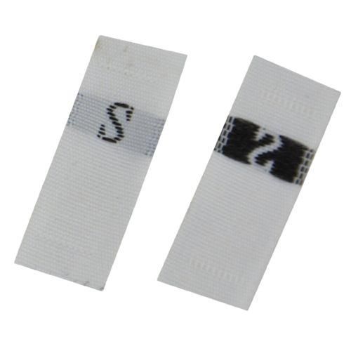 10 Roll 3.2 X 1.2cm Size Labels Polyester Cloth Clothing Label 1 Roll about 380 PCs, Size:XXXXXL  5XL