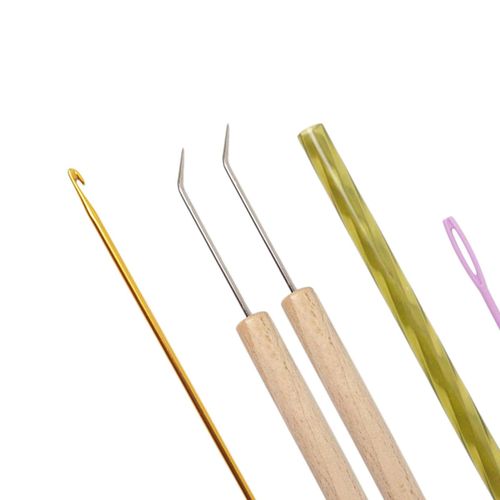 5Pcs Round Knitting Loom Hook Set Knitting Machine Hooks