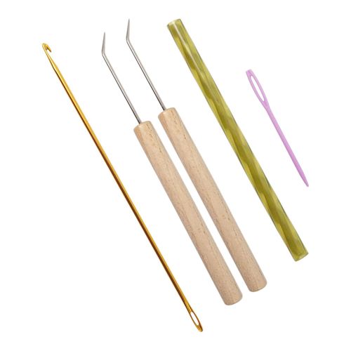 5Pcs Round Knitting Loom Hook Set Knitting Machine Hooks