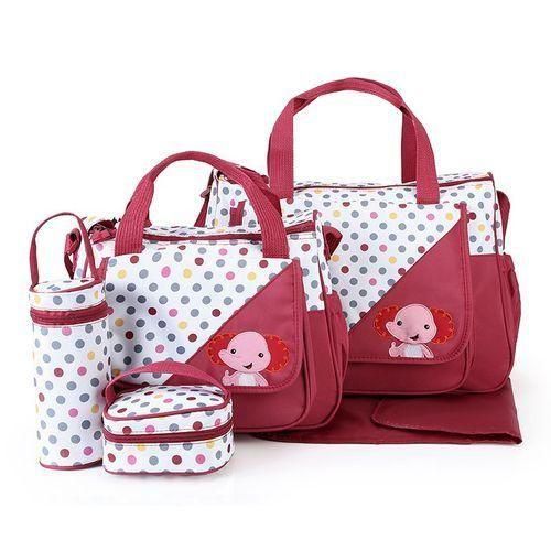 5pcs Baby Diaper Bags For Mom Changing Nappy Bag Sets Mommy Baby Care Carriage Stroller Bag Organizer 304314cm