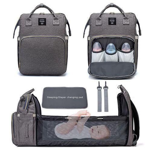 Portable Mommy Bags Folding Large Capacity Mother Backpack Bags For Babies Kid Baby Stroller Diaper Bag Organizer Outing Handbag