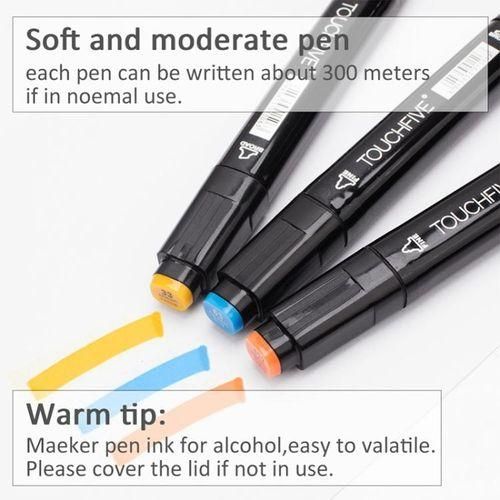 TouchFIVE 80color Colorful Markers Set