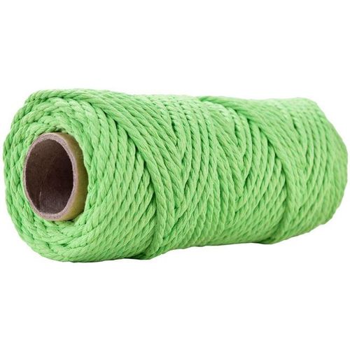 100% Macrame Cotton Cord 5mm 50mcolorful Twine String Natural Cotton Rope Diy Crafts Knitting Cords Diy Apparel Sewing Supplies