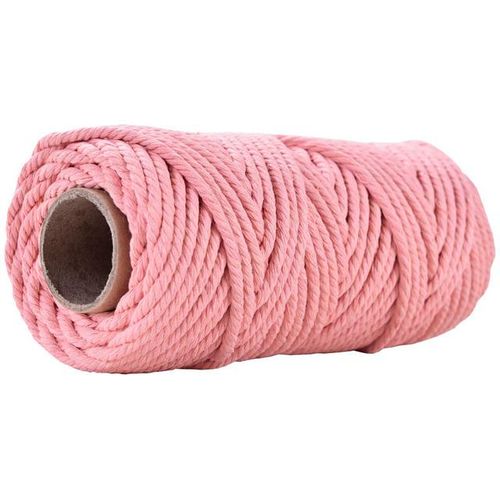 100% Macrame Cotton Cord 5mm 50mcolorful Twine String Natural Cotton Rope Diy Crafts Knitting Cords Diy Apparel Sewing Supplies