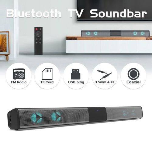 TV Sound Bar 3D Stereo Surround Speaker For PC Computer Bubble Pack