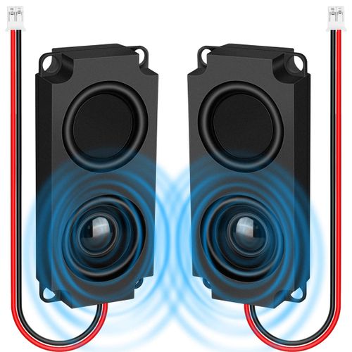 1 Pair 8  Audio Sound Speaker 5W TV Pc Computer Passi