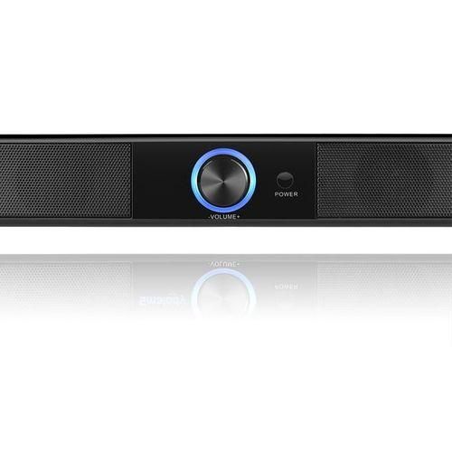Smalody Soundbar USB Powered Speakers 5W Home Theater W Mic