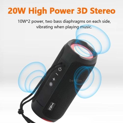 TG227 LED Outdoor Portable Wireless Bluetooth Speaker