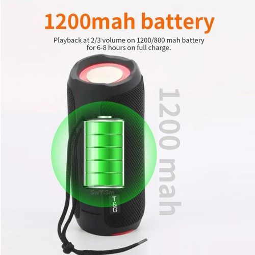 TG227 LED Outdoor Portable Wireless Bluetooth Speaker