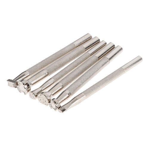 6 Pcs Motif Stamp Punch For Leather Tools Leather