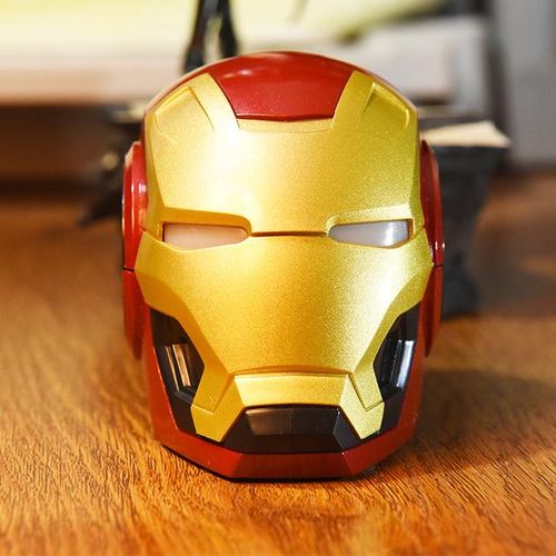 Ironman Cartoon Bluetooth Speaker Box Fm Radio Portable Bass Wireless Mini Robot Wireless Speaker Outdoor Mp3 Sound Box Boom Tf