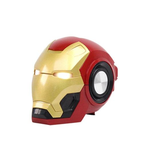 Ironman Cartoon Bluetooth Speaker Box Fm Radio Portable Bass Wireless Mini Robot Wireless Speaker Outdoor Mp3 Sound Box Boom Tf