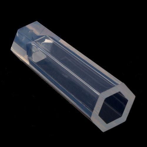 Crystal Shape Pendant Charms Silicone Mold Resin Craft Jewelry Mould