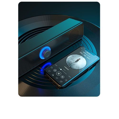 Computer Audio, Desktop Household Desk Wired Mini Speaker, Super Dynamic Bass Boost, High Sound Quality Bluetooth Connection