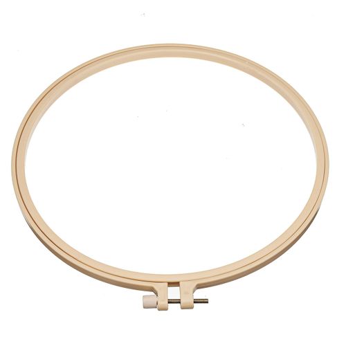 5 sizes Wooden Bamboo Hand Embroidery Cross Stitch Ring Hoop Frames Plastic 27X27cm