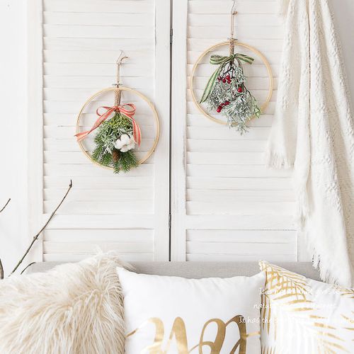 5 sizes Wooden Bamboo Hand Embroidery Cross Stitch Ring Hoop Frames Plastic 27X27cm