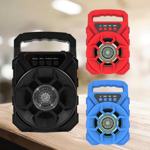 Portable Karaoke Disco Machine Subwoofer Bluetooth Speaker Rechargeable Compact Size