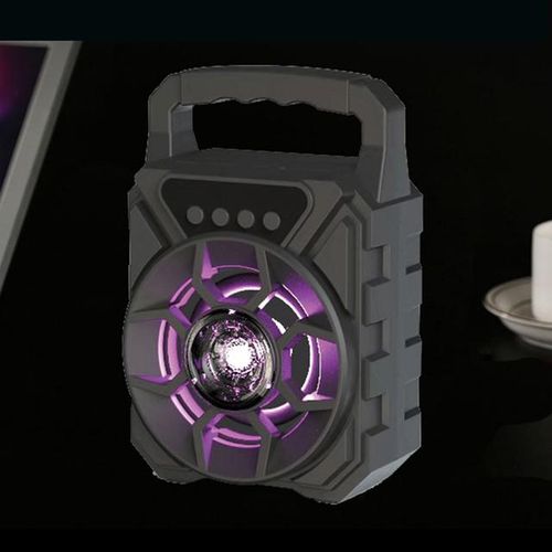 Portable Karaoke Disco Machine Subwoofer Bluetooth Speaker Rechargeable Compact Size