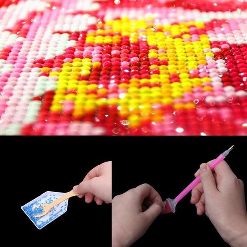 10/15/20pcs Tray Diamond Point Drill Plate Diamond Painting Accessories Diamond Embroidery Essential Tools Square Bead New