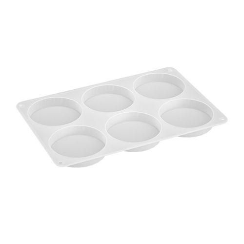 Casting Materials Mold Round Flower Bouquet Silicone Coaster for Diy White