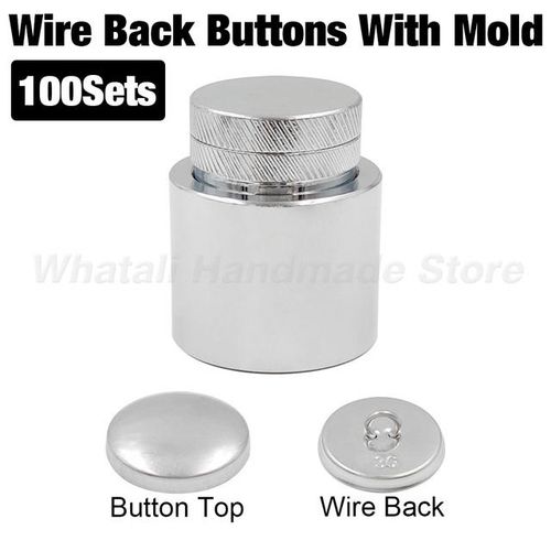 20l-60l Bread Shape Fabric Covered Button Mold Press Die Convenient Mould Tool Assembly For Button Fabric Accessories Diy
