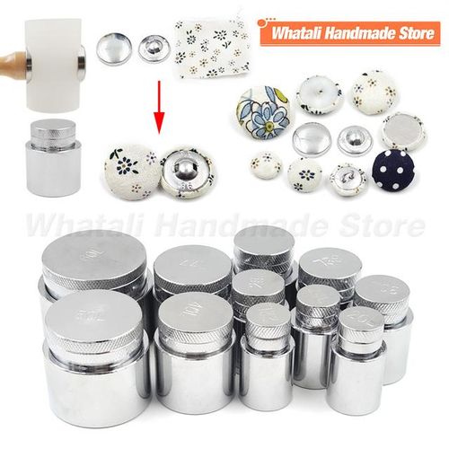 20l-60l Bread Shape Fabric Covered Button Mold Press Die Convenient Mould Tool Assembly For Button Fabric Accessories Diy