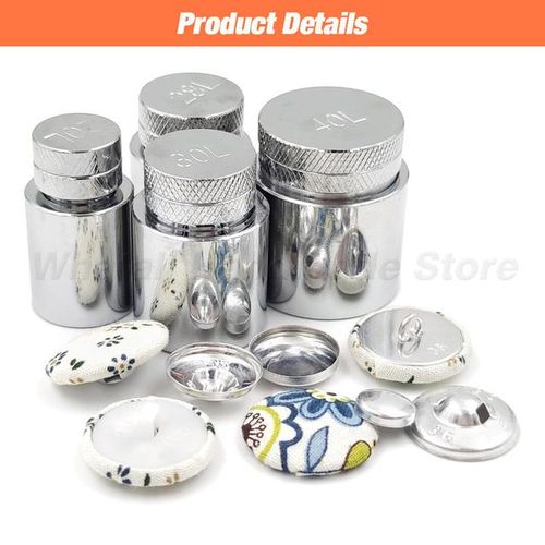 20l-60l Bread Shape Fabric Covered Button Mold Press Die Convenient Mould Tool Assembly For Button Fabric Accessories Diy