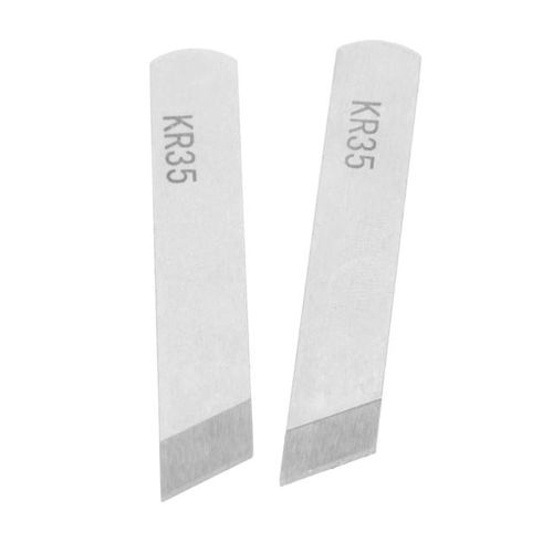 2pcs Overlock Sewing Machine Kr23 Kr35 Upper /down Tungsten Steel Fit For Siruba 737 747 757 Pegasus 700-3 700-4