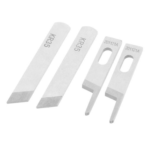 2pcs Overlock Sewing Machine Kr23 Kr35 Upper /down Tungsten Steel Fit For Siruba 737 747 757 Pegasus 700-3 700-4