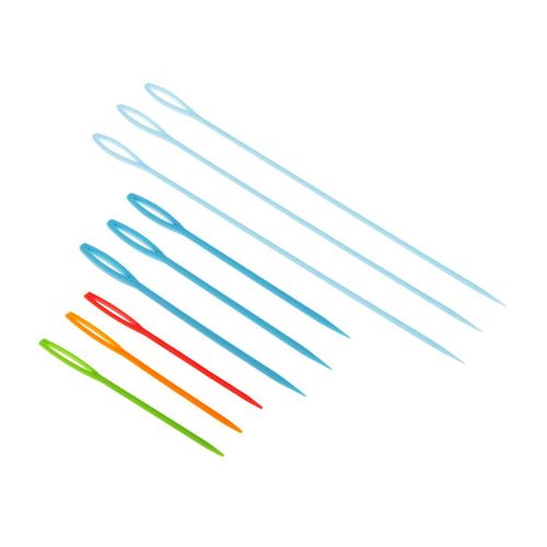 9pcs Plastic Needle Knitting Tools Hand 9pcs as described