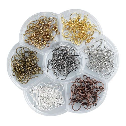 Jewelry Findings Kit Earring Hooks Ear Wire Jewelry Making Craft