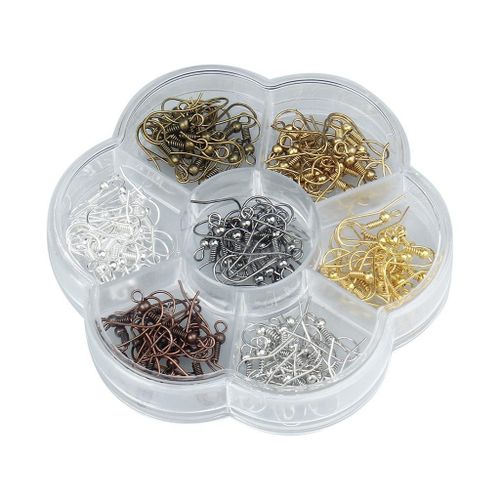 Jewelry Findings Kit Earring Hooks Ear Wire Jewelry Making Craft