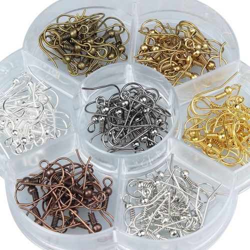 Jewelry Findings Kit Earring Hooks Ear Wire Jewelry Making Craft