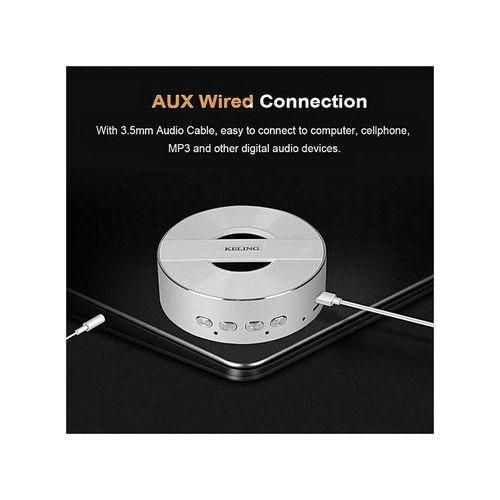 Mini Wireless Bluetooth Speaker HiFi Stereo Subwoofer MP3 Player Support Microphone TF Card HTS
