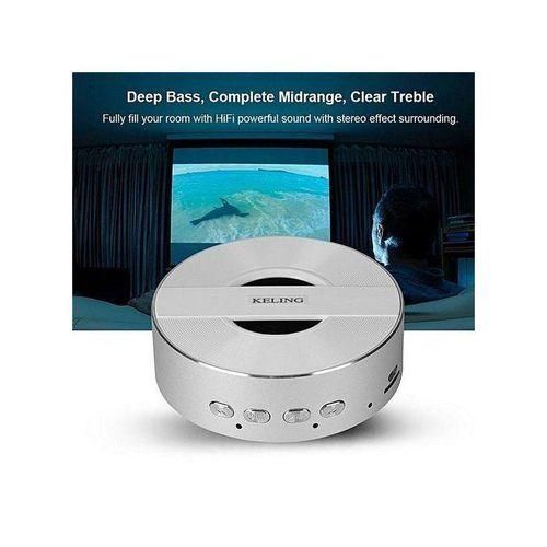Mini Wireless Bluetooth Speaker HiFi Stereo Subwoofer MP3 Player Support Microphone TF Card HTS