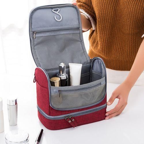 Travel Toiletries Storage Bag Portable Hook Large Capacity