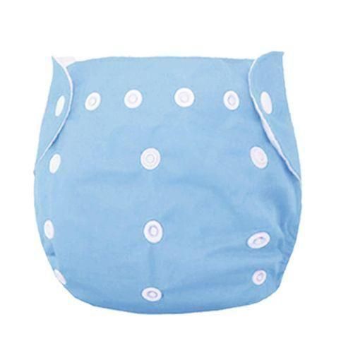 Reusable Baby, Toddler, Kids, Cloth Diaper, Washable Diapers, Blue
