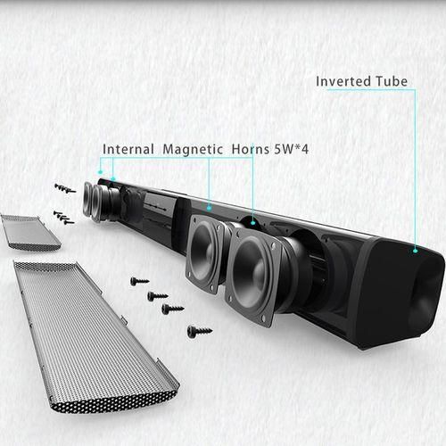 Soundbar BS28B 4Driver Stereo Bass For TV Home Theater