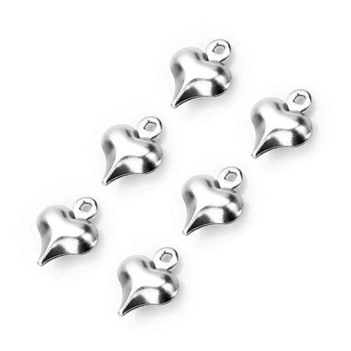 50pc Heart Charms PendantsDIY Jewelry Making Necklace Bracelets