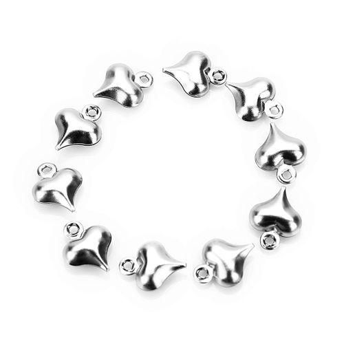 50pc Heart Charms PendantsDIY Jewelry Making Necklace Bracelets
