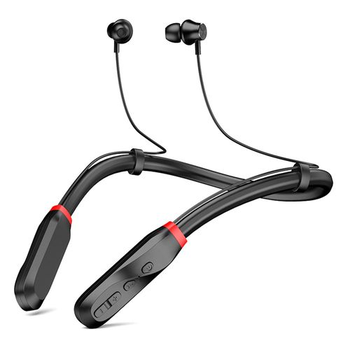 Neckband Digital Headphones Stable and Reliable Earphones for Listening to Music Use,Wise Black NO5108