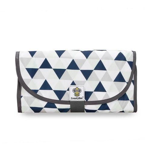Portable Clean Hands Changing Pad. 3in1 Diaper Clutch, Changing Station, and DiaperTime with Redirection Barrier for