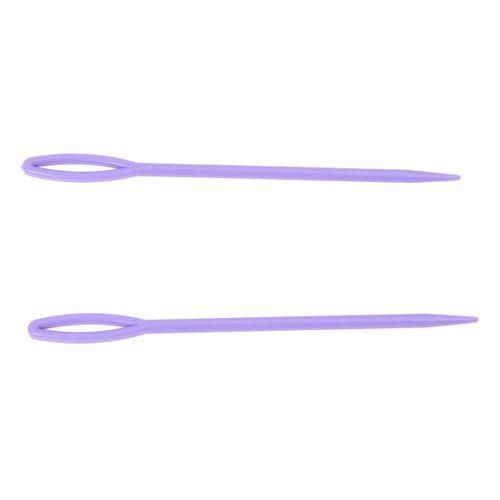 6 x 2 Sizes Stuff Threading Plastic Braiding nee dle