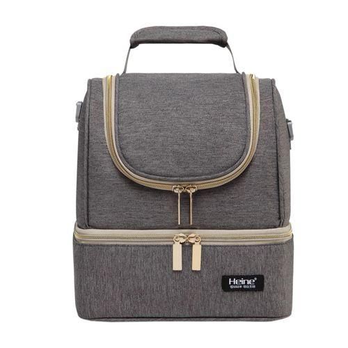 Heine Double Layer Fashion Diaper Bag Backpack Mom Maternity