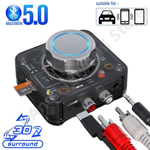 Othman Brgenerics Bluetooth Wireless+Wired Audio Receiver Adapter 3D Stereo